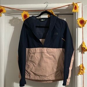 The North Face Black and Pink Pullover